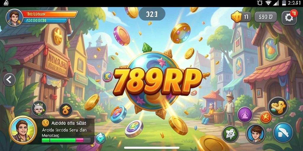 Tampilan gameplay 789RP yang seru dan dinamis dalam permainan Arcade.