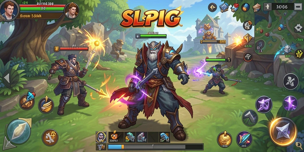 Tampilan menarik dari gameplay strategi di API36.
