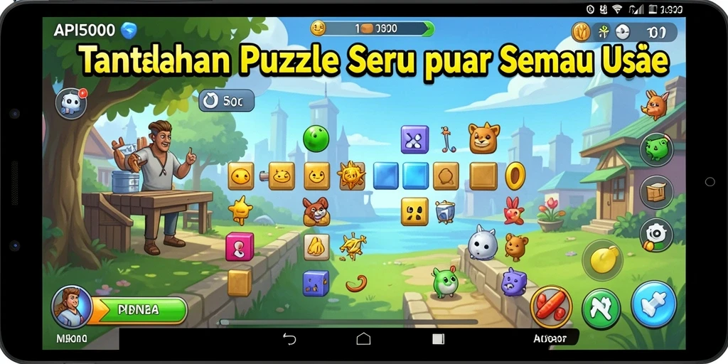 Screenshot gameplay API5000 yang menampilkan tantangan menarik puzzle.