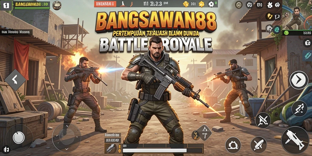 Tangkapan layar memperlihatkan aksi mendebarkan dalam gameplay Battle Royale.