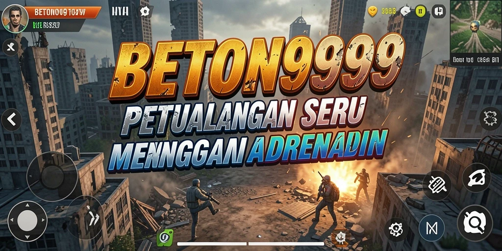 Tampilan gameplay BETON999 yang penuh aksi dan petualangan.