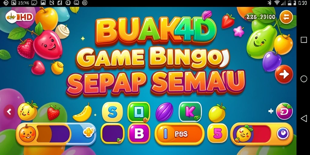 Gameplay seru BUAH4D dalam permainan Bingo.