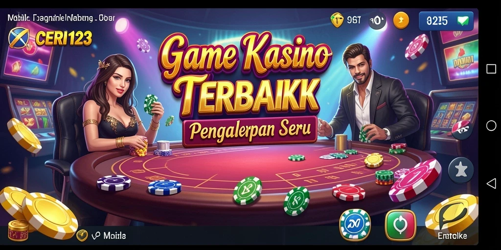 Tampilan permainan Kasino di CERI123 yang menegangkan dan seru.