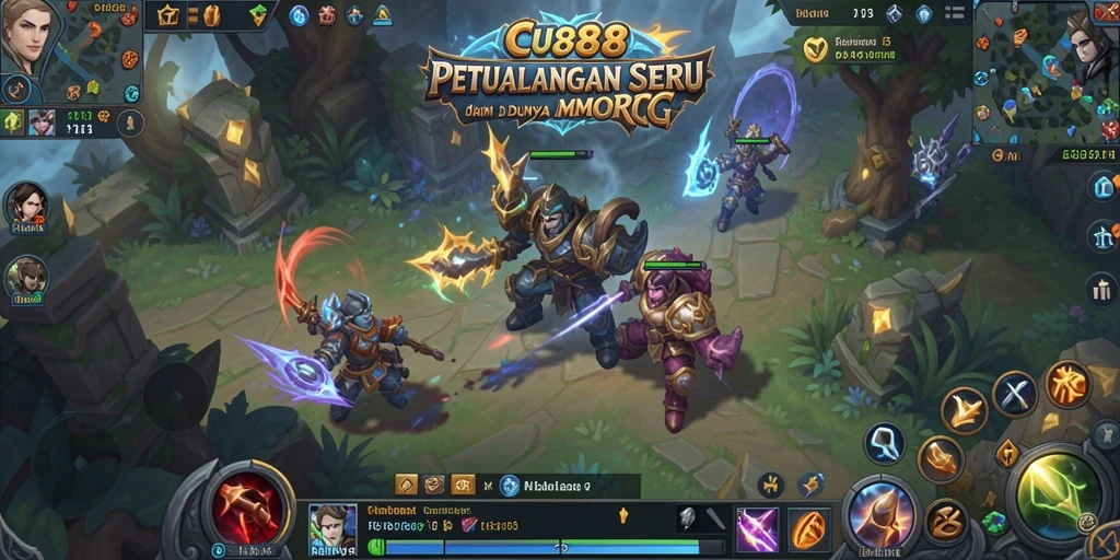 Gameplay menarik dan grafis menakjubkan dari CU888 di dunia MMORPG.