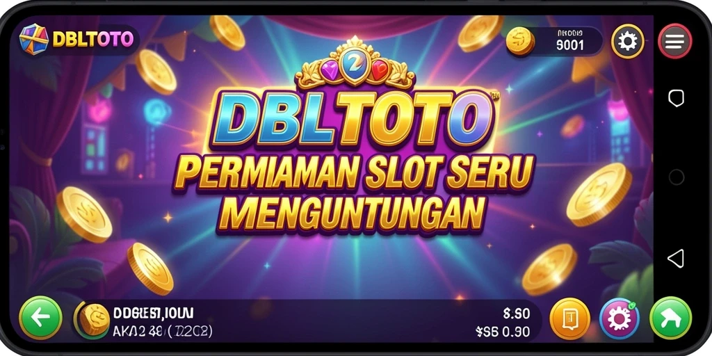 Tampilan gameplay DBLTOTO yang menawan dan menghibur.