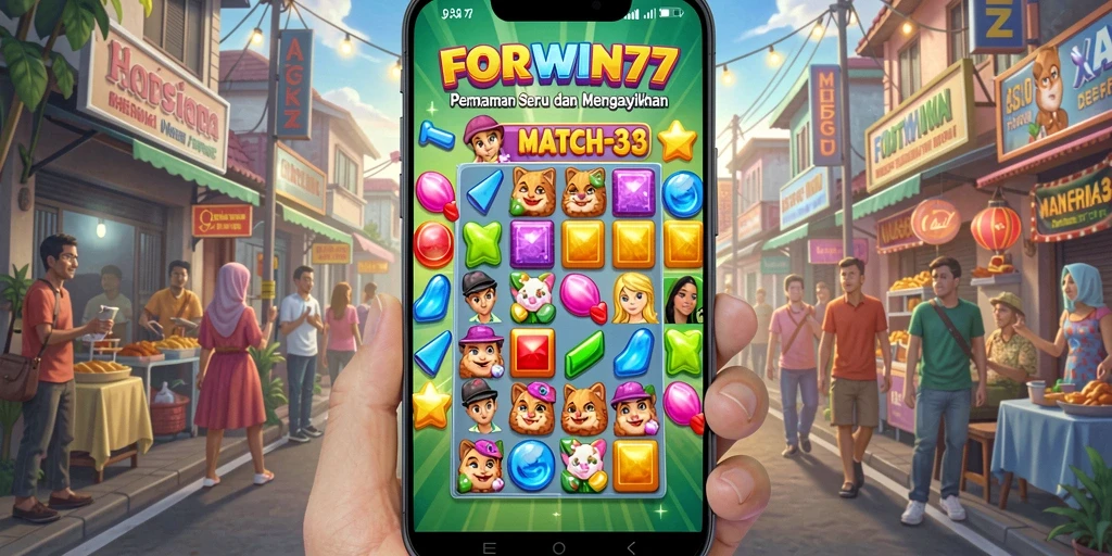Tampilkan gameplay menarik dari FORWIN77 dalam genre Match-3.