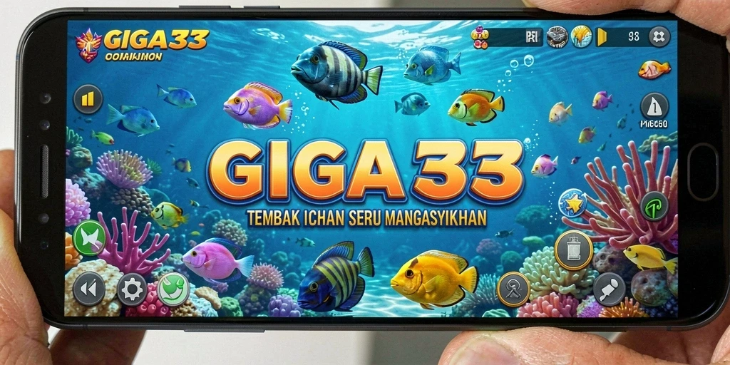 Gameplay seru dalam GIGA33 yang menampilkan aksi Tembak Ikan.