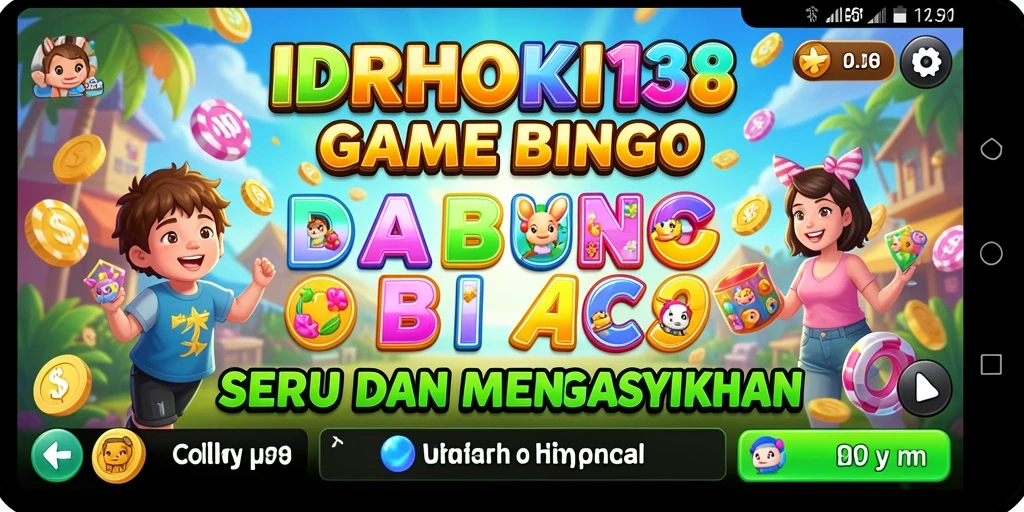 Tampilan gameplay Bingo yang seru di IDRHOKI138.