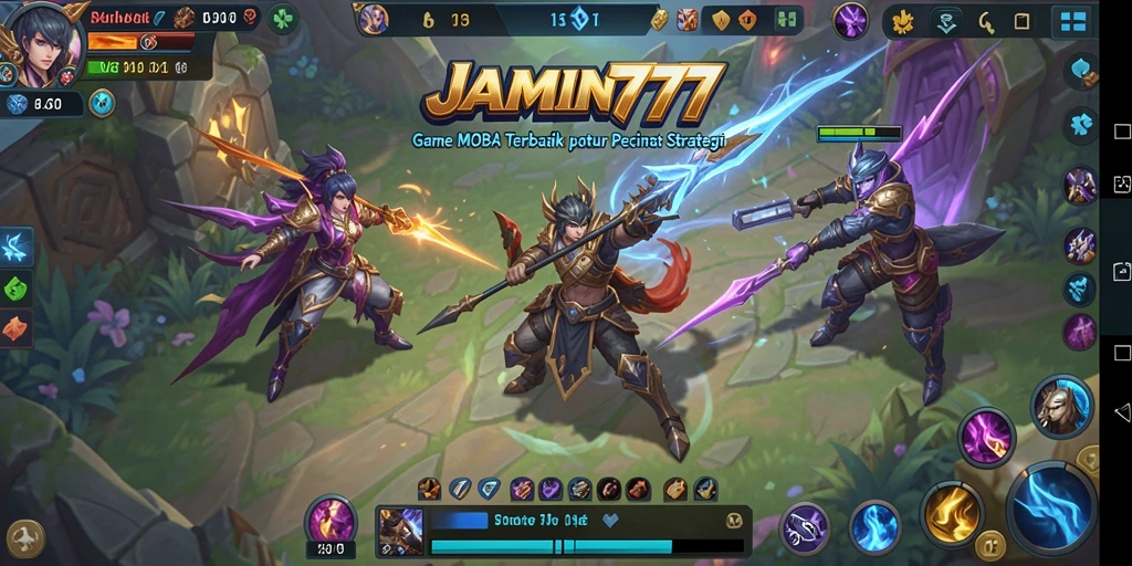 Tampilan gameplay <strong>JAMIN777</strong> yang menegangkan saat pertarungan berlangsung.