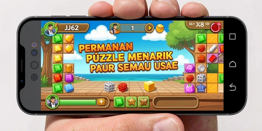 Tampilan gameplay <strong>JJ62</strong> yang menantang dan interaktif.