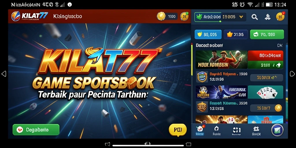 Tampilan gameplay Sportsbook KILAT77 yang menarik dan interaktif.
