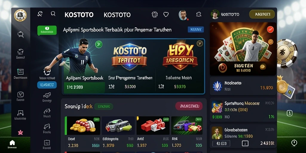 Tampilan menarik dari gameplay KOSTOTO yang meningkatkan pengalaman taruhan.
