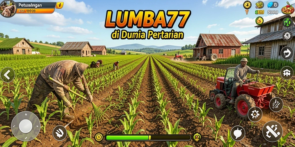 Tangkapan layar menunjukkan pemain menikmati gameplay pertanian yang menyenangkan.