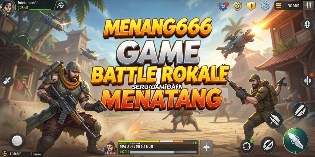 Tampilan seru dalam permainan Battle Royale MENANG666 dengan aksi yang mendebarkan.