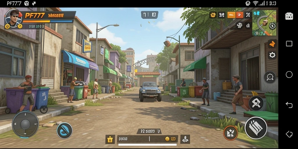 Gameplay PF777 yang menampilkan keindahan dunia simulasi.