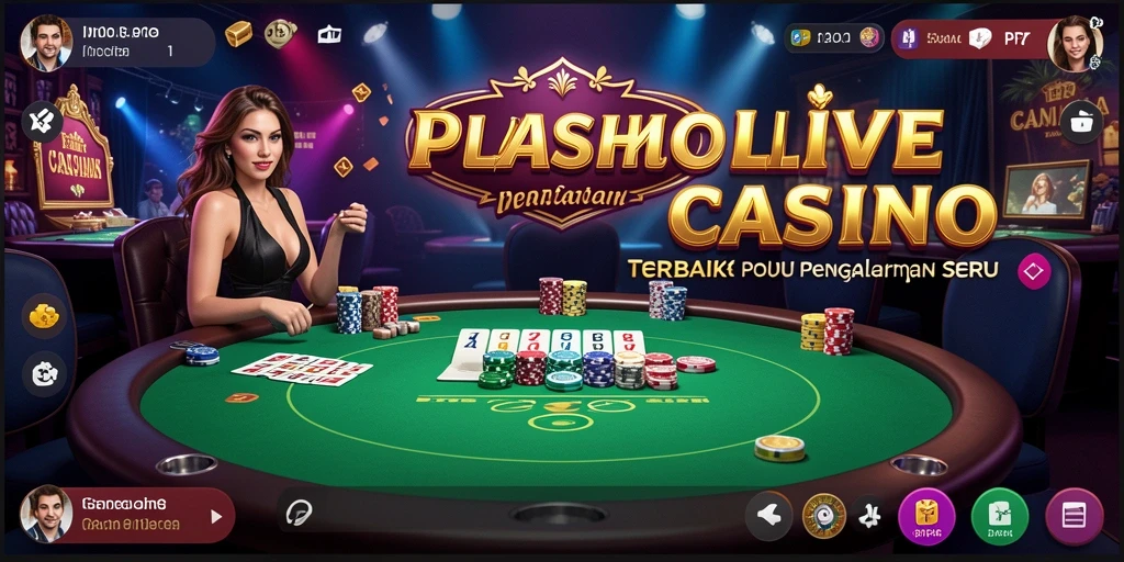 Gameplay seru Live Casino dengan dealer langsung di PP7.