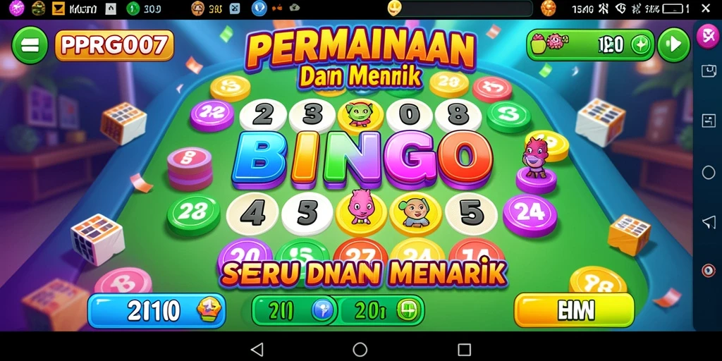 Tampilan gameplay seru dari PRG007 yang penuh warna.
