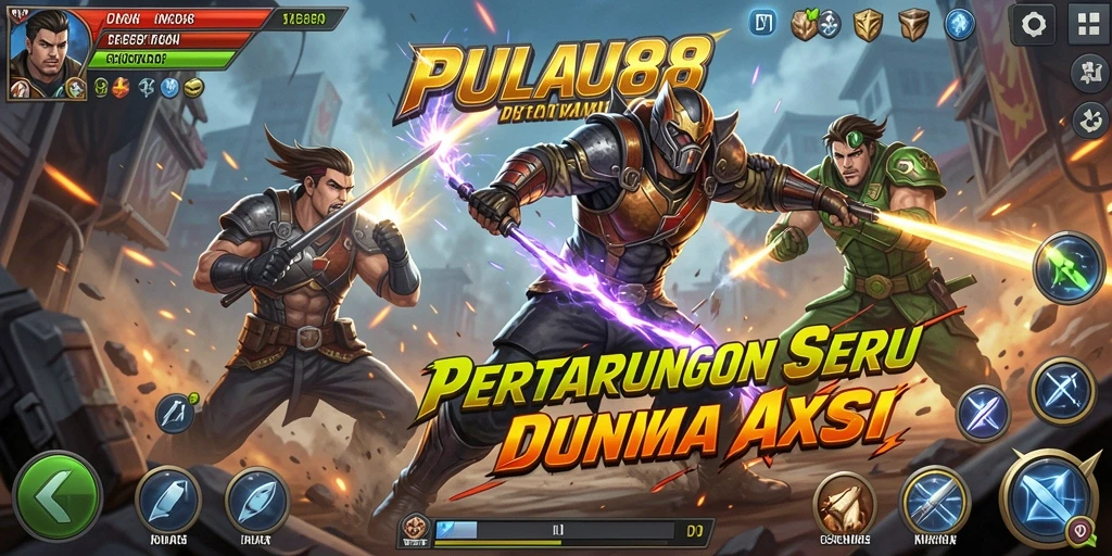 Tampilan seru dari pertarungan di PULAU88 yang adrenalinnya tinggi.
