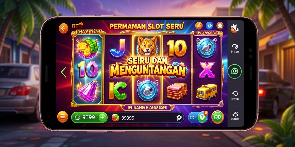 Screenshot gameplay RT99 yang menampilkan keseruan bermain Slot.