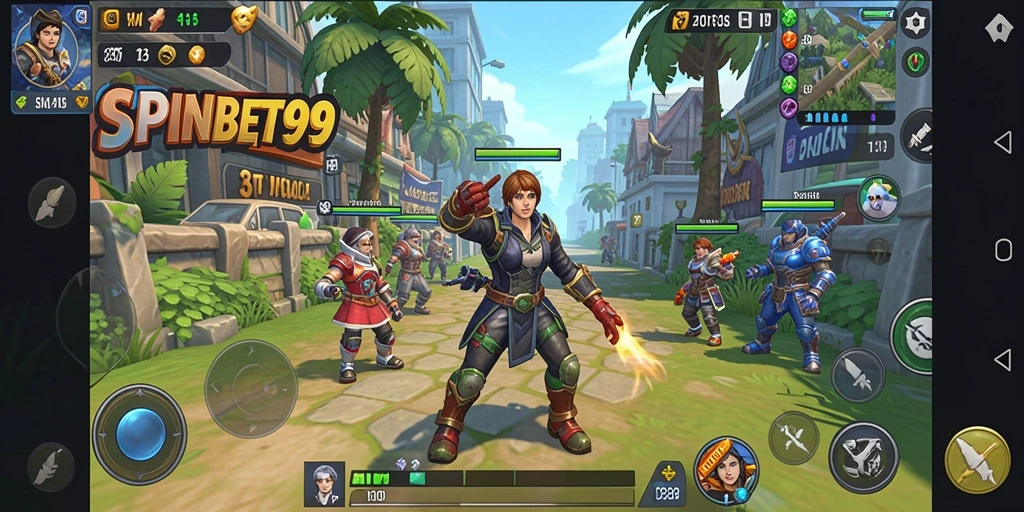 Screenshot gameplay menarik SPINBET99 yang menggambarkan aksi simulasi.