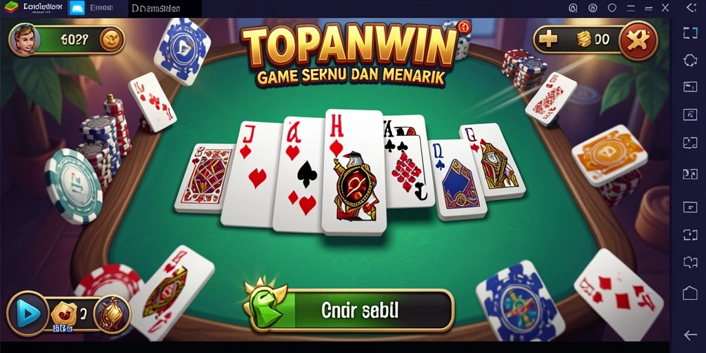 Screenshot gameplay TOPANWIN yang menarik dan penuh warna.