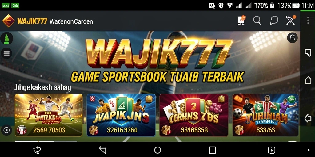 Tampilan gameplay WAJIK777 yang menarik dan interaktif.